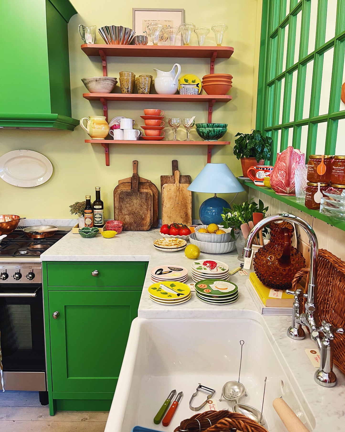 Nuit Table Lamp Blue 35cm