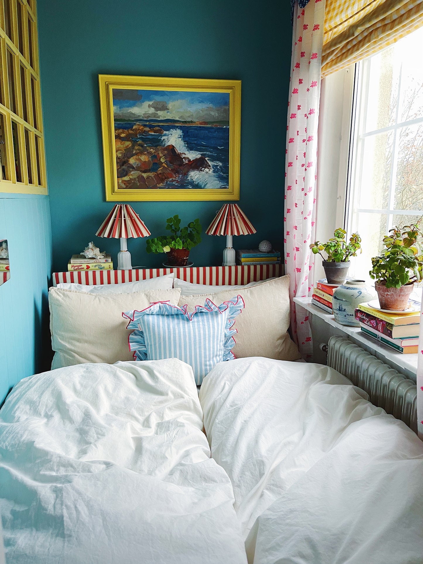 Devon Cushion Cover Blue 40x40cm