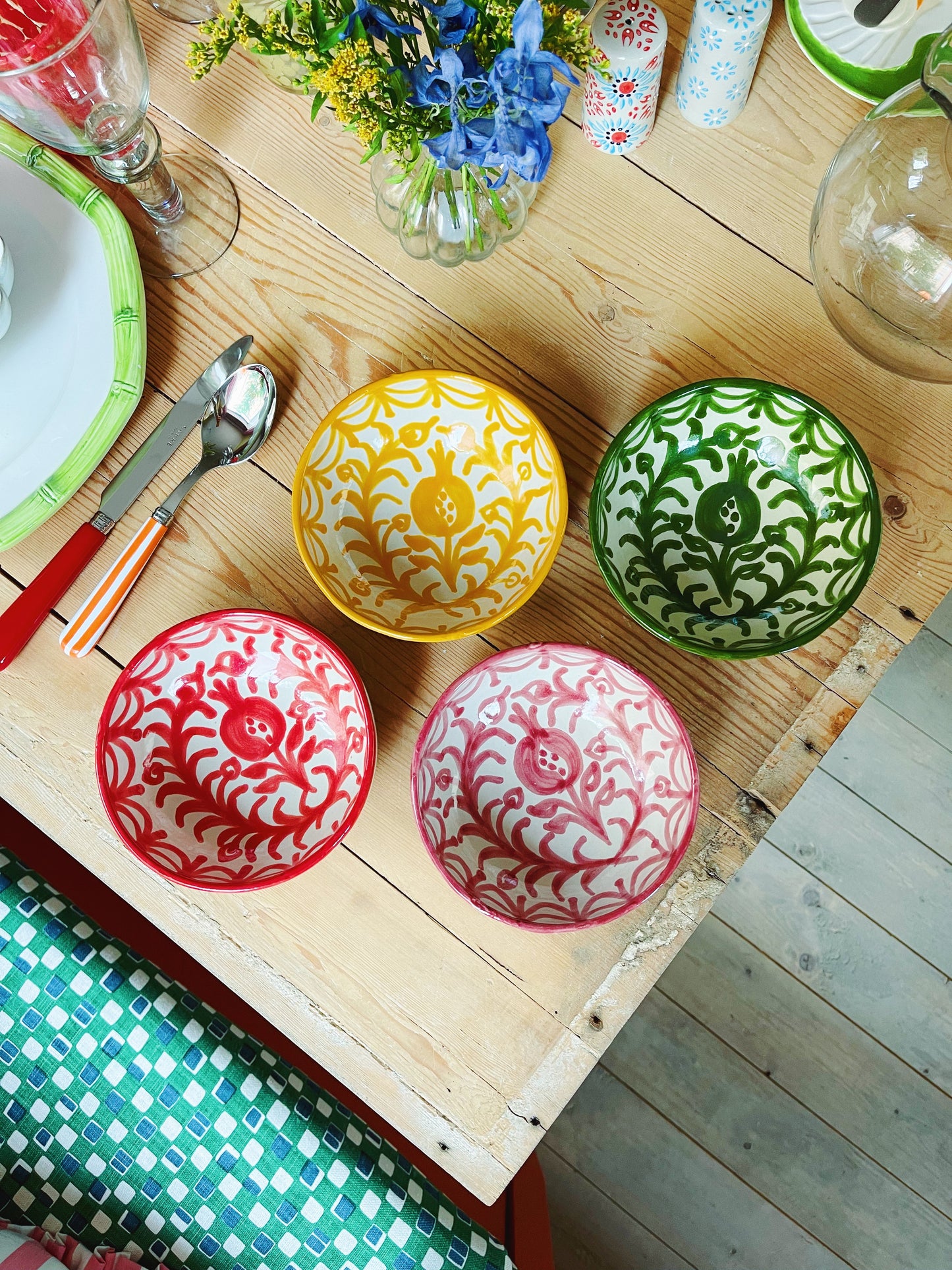 Pomegranate Bowl Pink 14cm