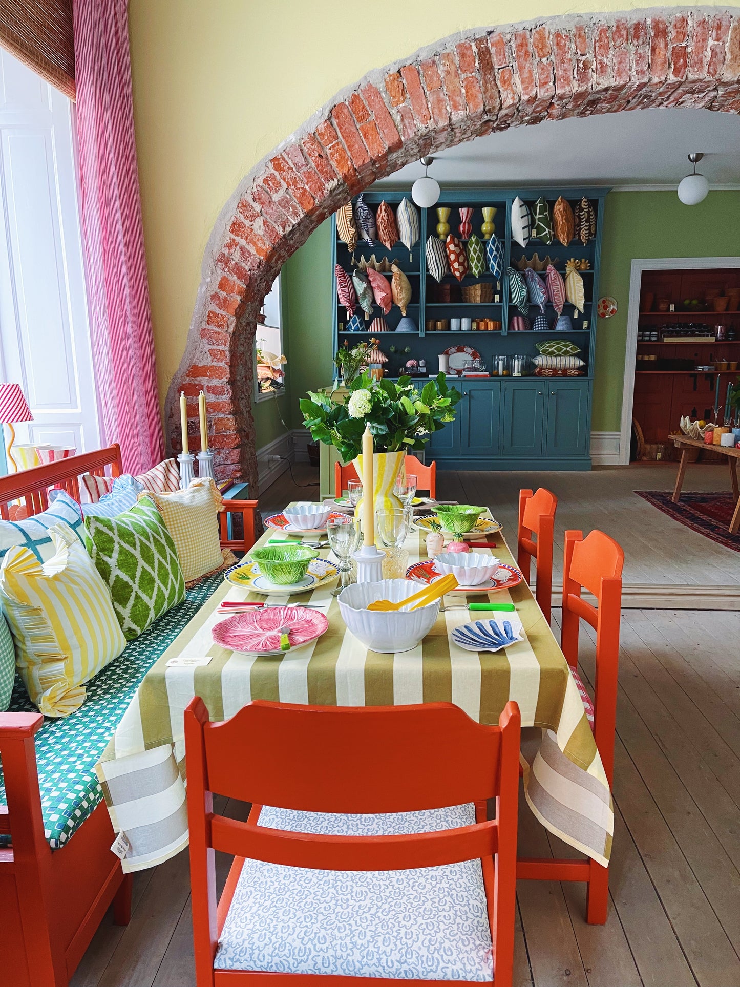 Tablecloth Olive/Yellow