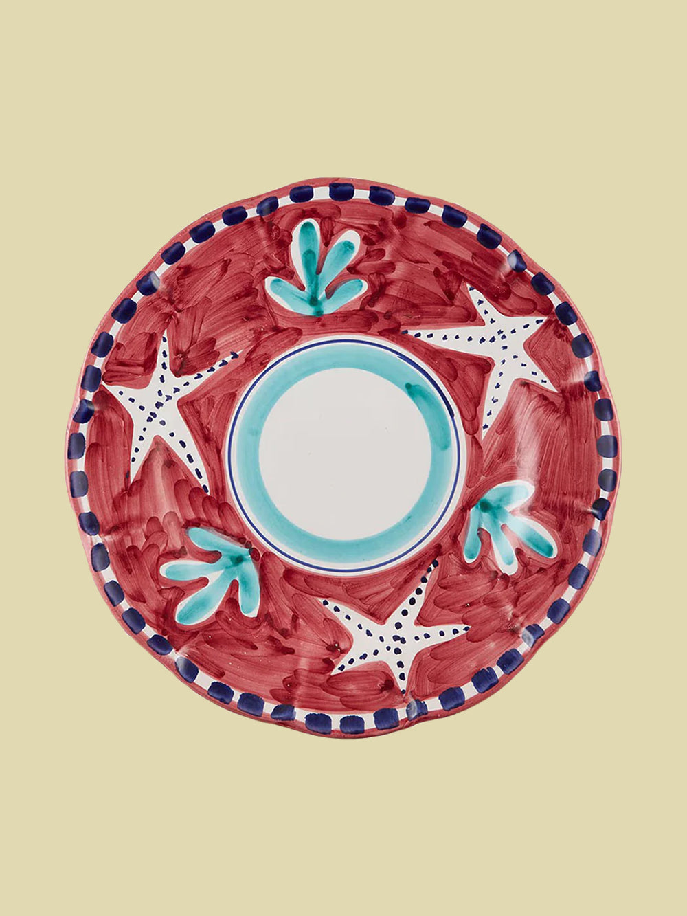 Amalfi Plate Red 26cm