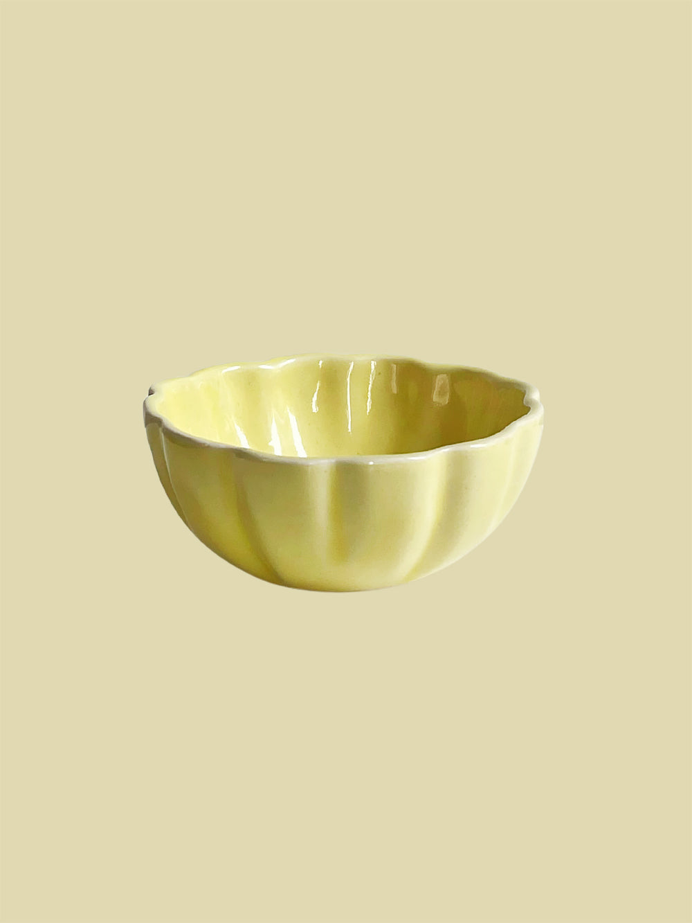 Bientôt Scallop Bowl Yellow 9cm