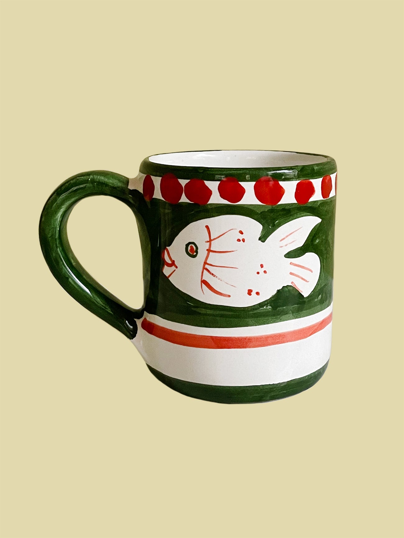 Bientôt Fish Mug Green 10cm