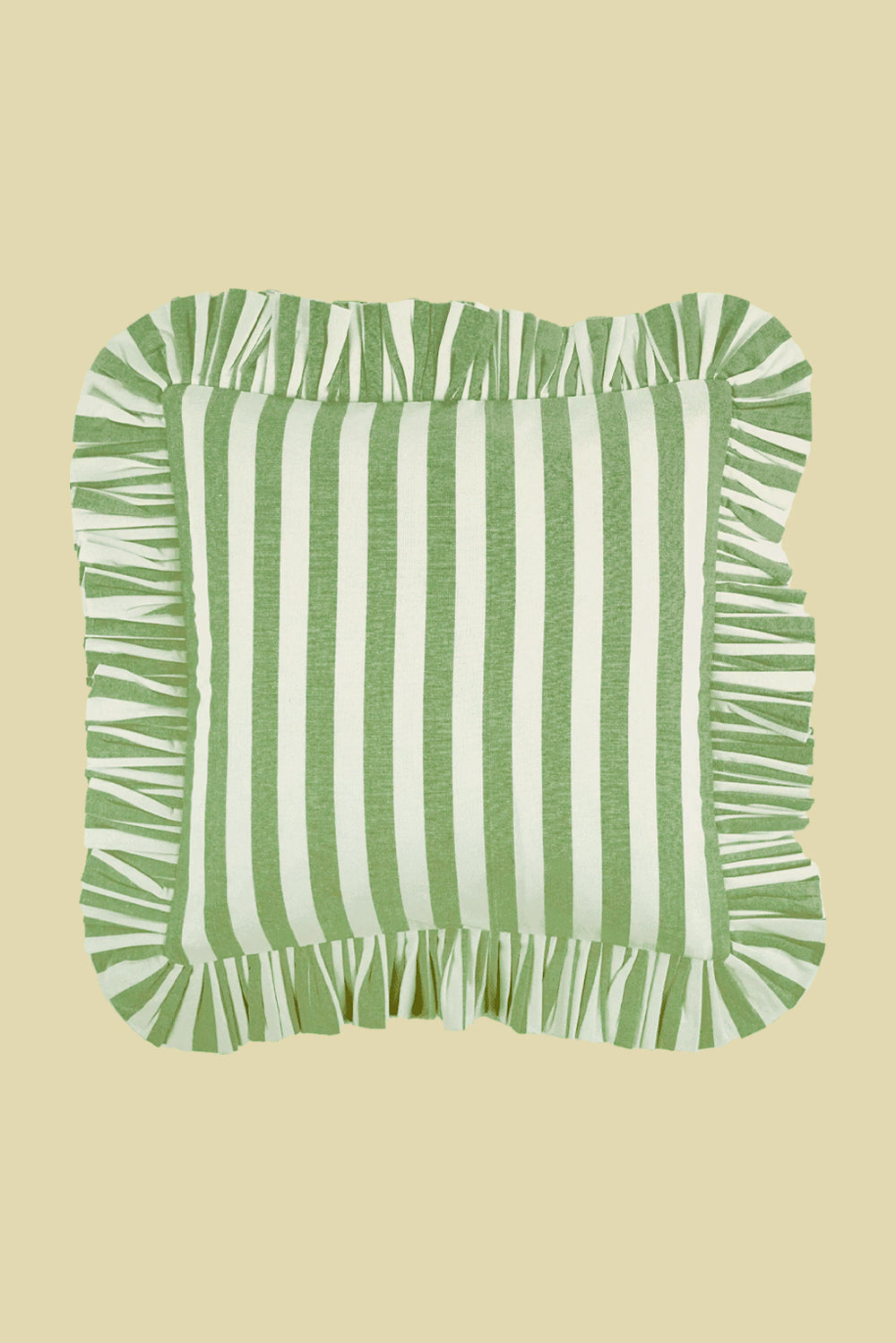 Breton Cushion Cover Green 40x40cm