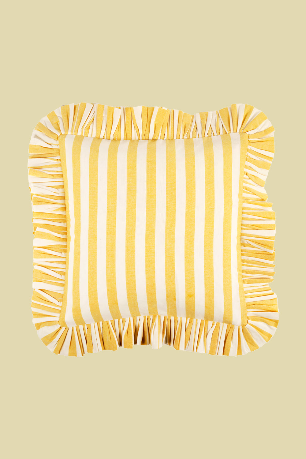 Kuddfodral Gulrandigt 40x40cm