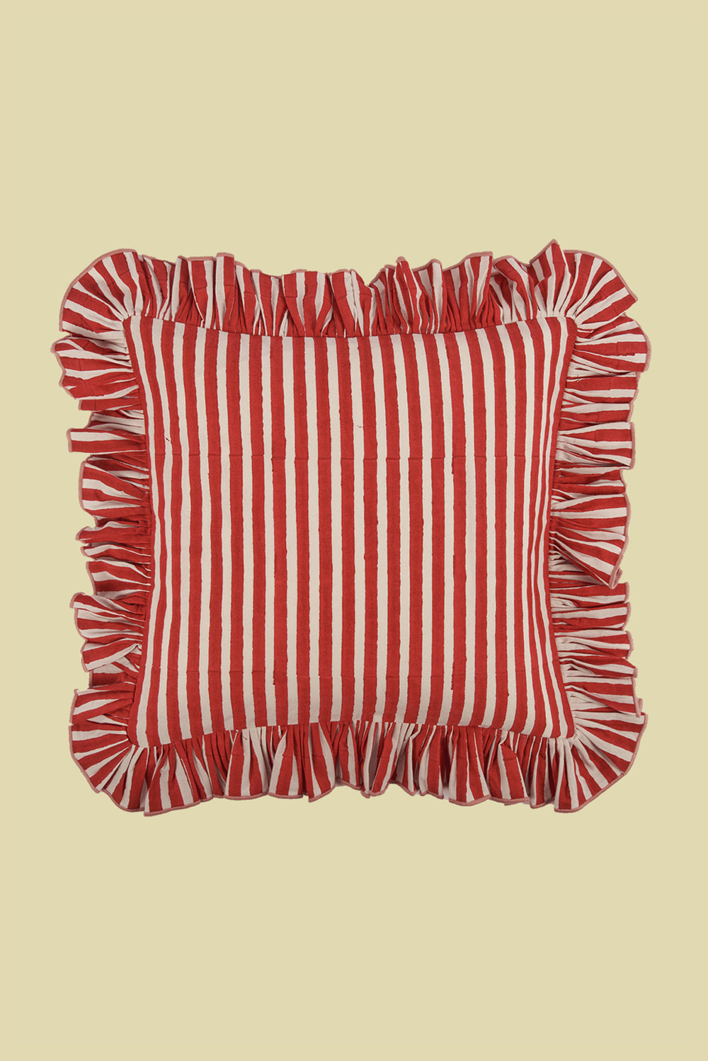 Devon Cushion Cover Red 40x40cm