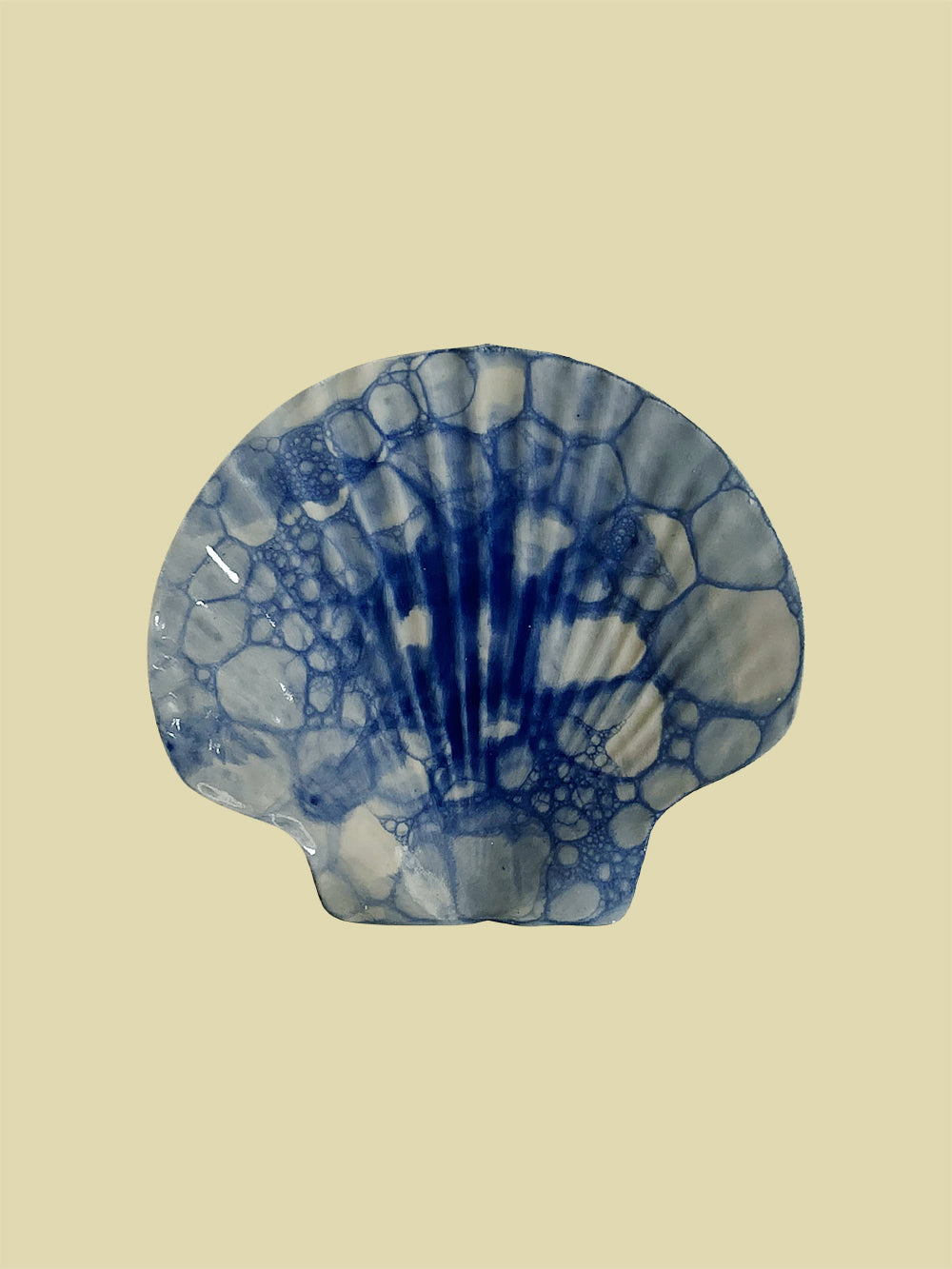 Bientôt Ceramic Shell Blue 15cm
