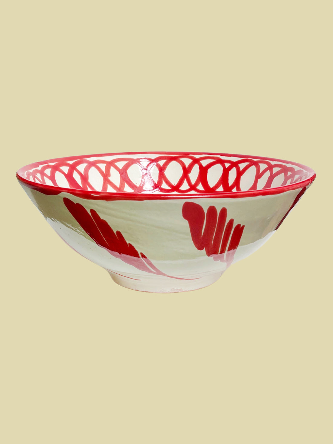 Skål Granatäpple Röd 29cm