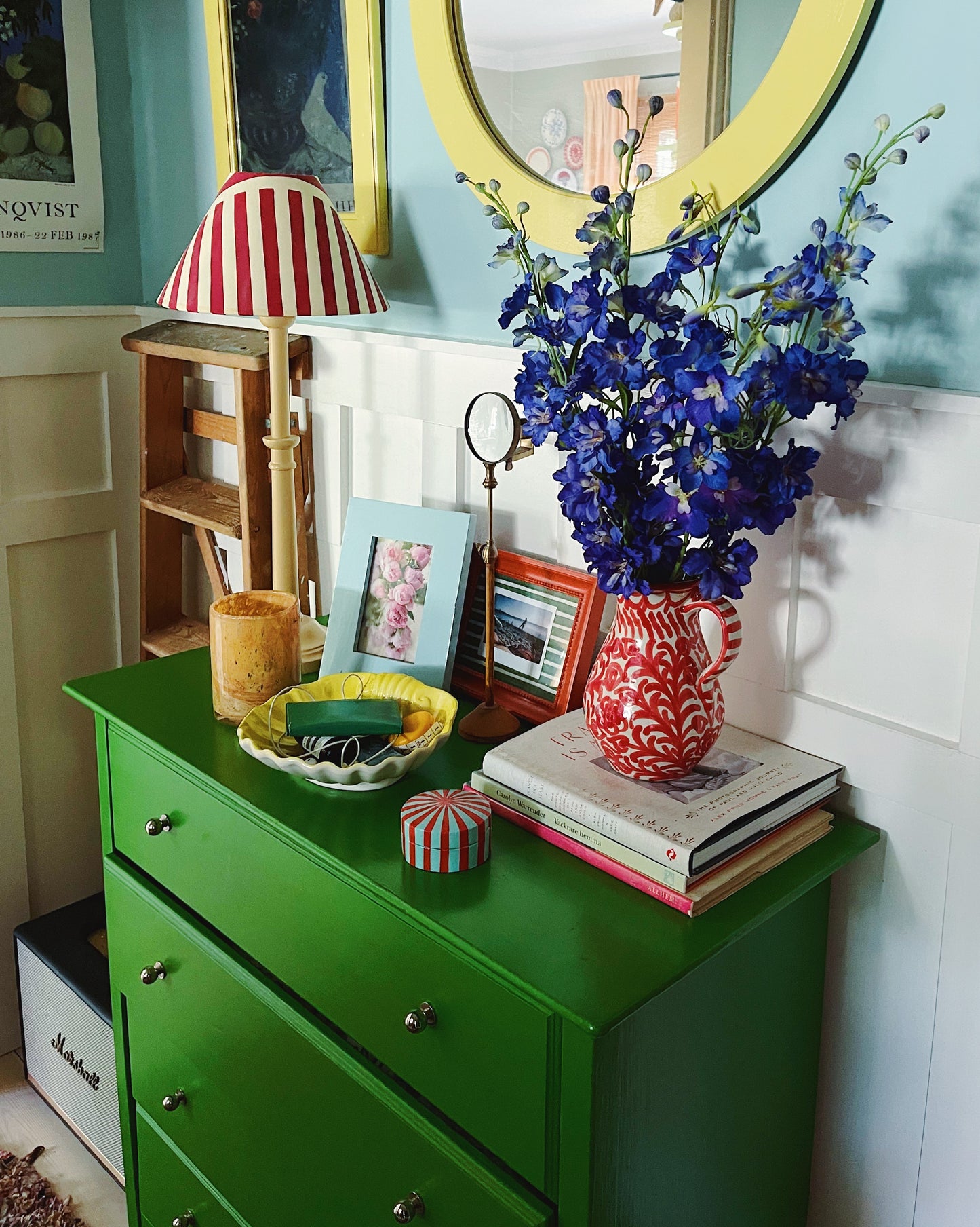 Scallop Bowl Yellow 22cm