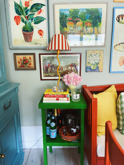 Scallop Lamp Base Yellow