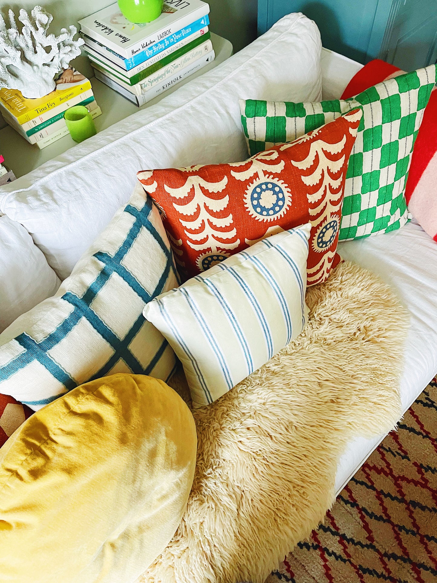 Alok Cushion Cover Red 50x50cm