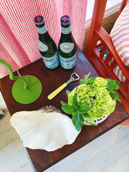 Striped Bottle Opener Yellow 16cm