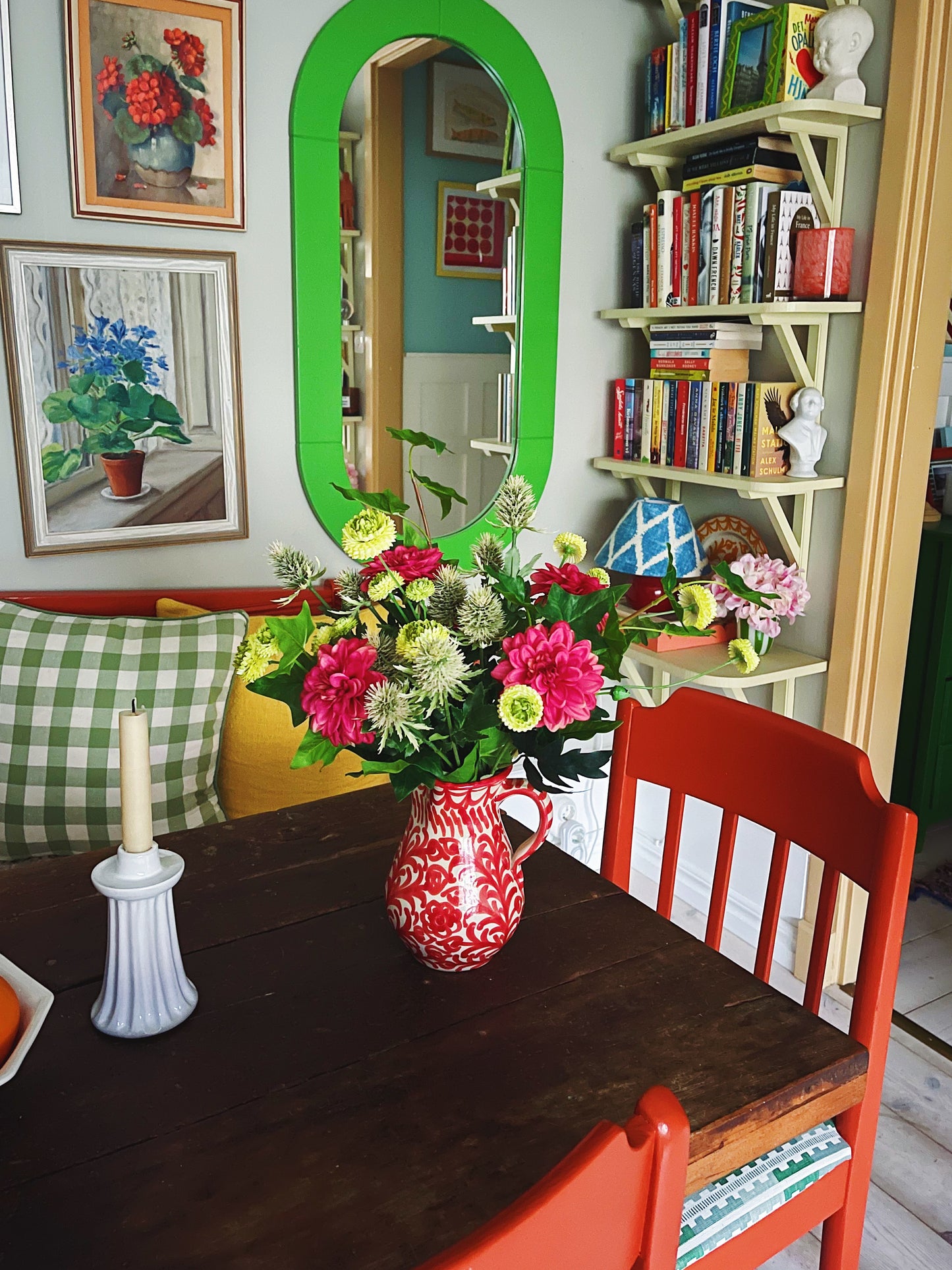 Pomegranate Jug Red 19cm