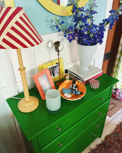 Scallop Bowl Orange 22cm