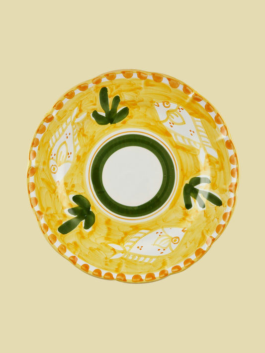Amalfi Tallrik Gul 26cm