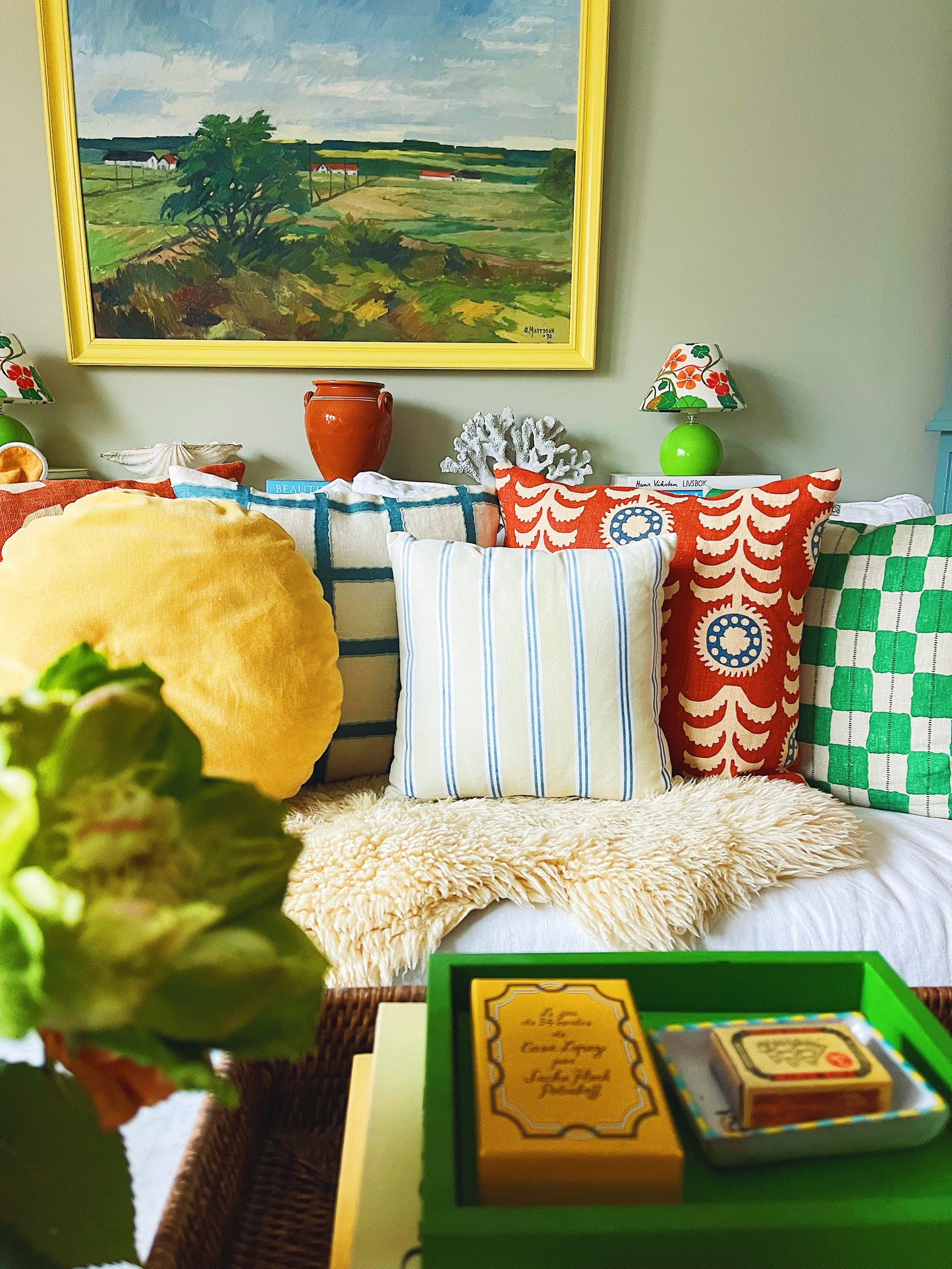 Alok Cushion Cover Red 50x50cm