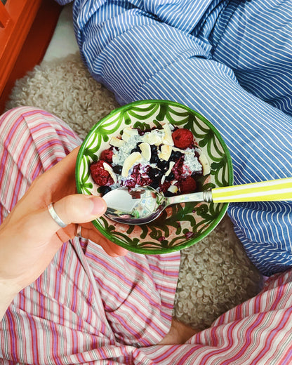 Pomegranate Bowl Green 14cm
