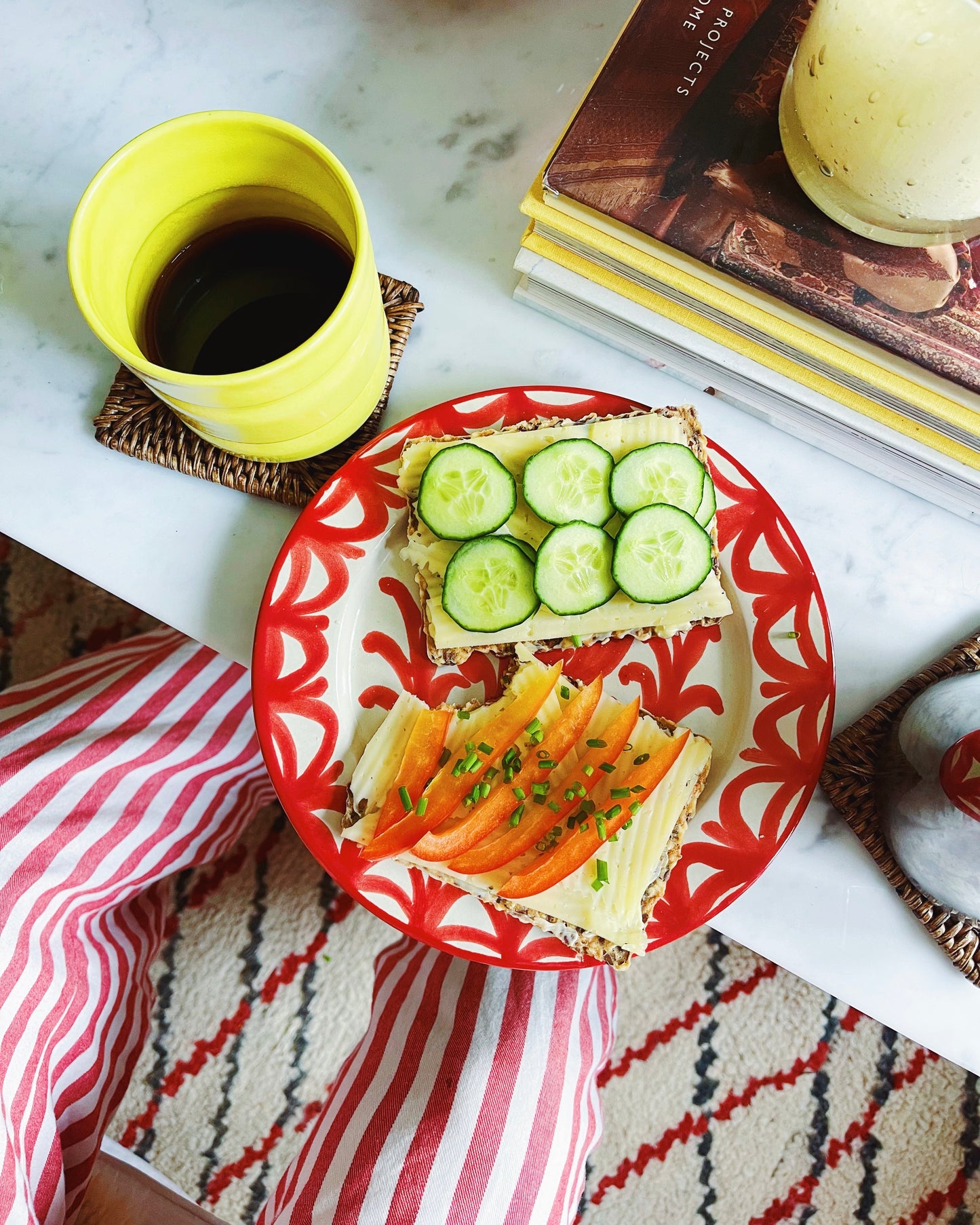 Pomegranate Plate Red 20cm