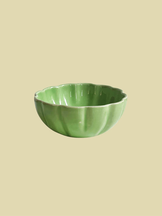 Bientôt Scallop Bowl Green 9cm