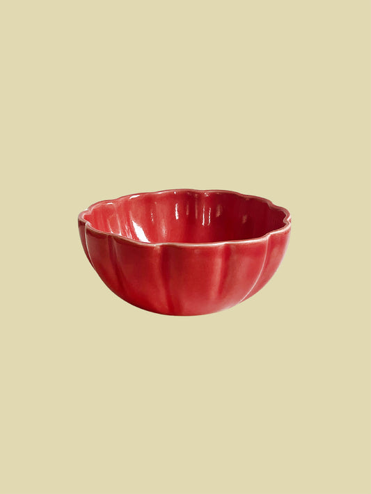 Bientôt Scallop Bowl Red 9cm