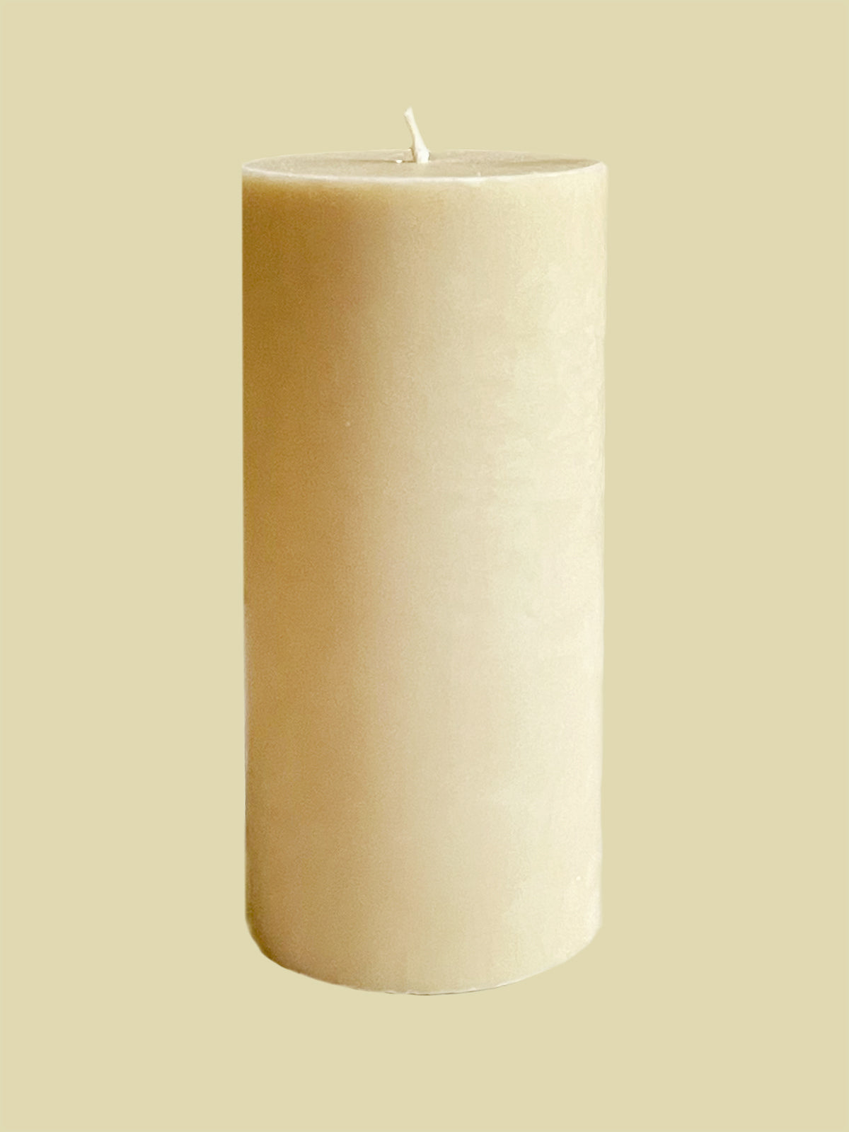 Blockljus Ljusgul 15cm