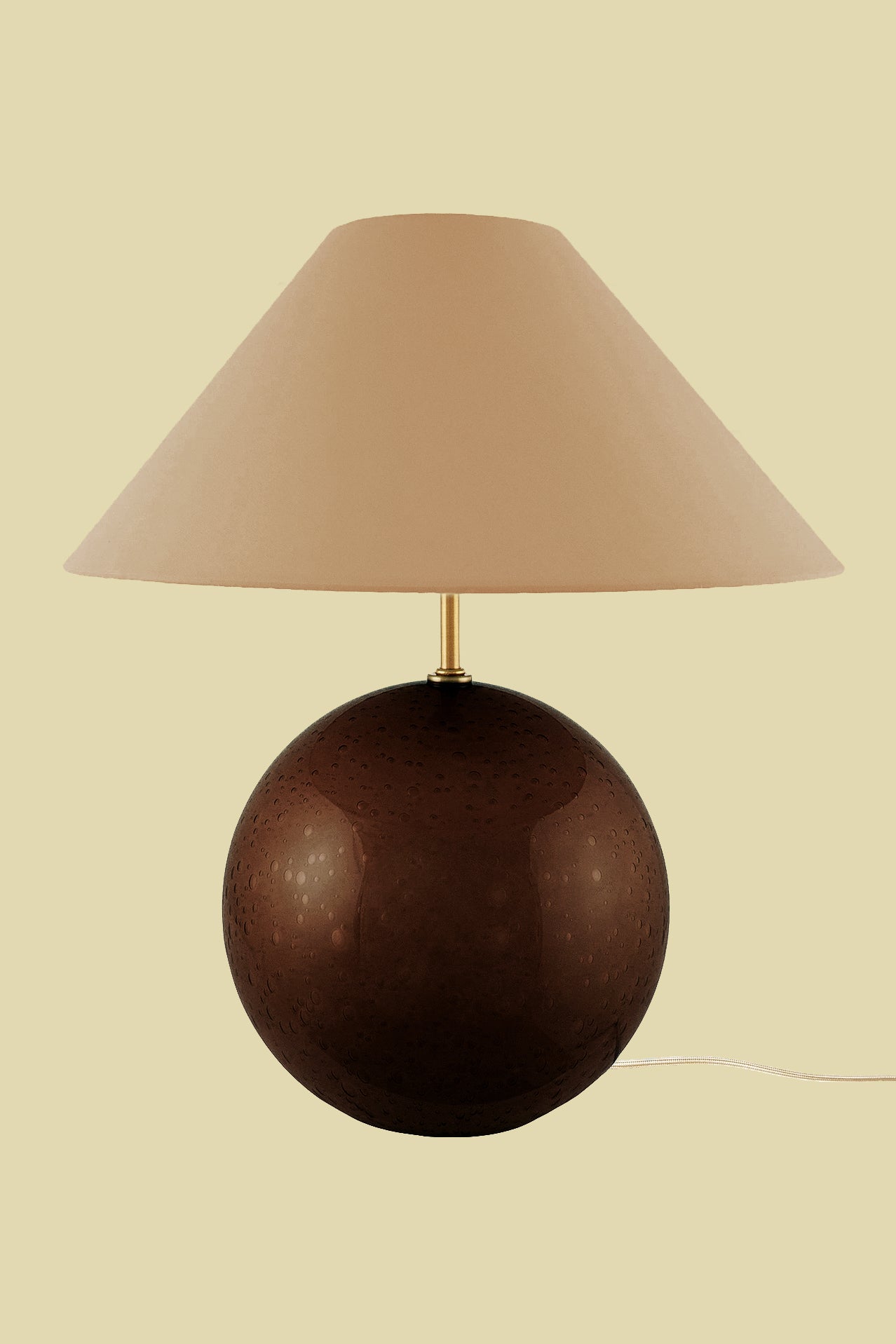 Bordslampa Brun