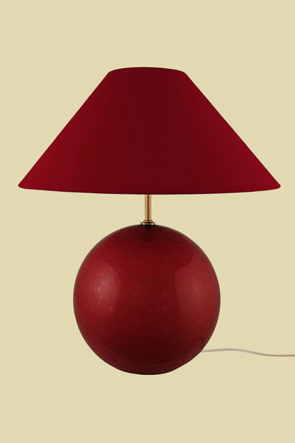 Nuit Table Lamp Burgundy 35cm