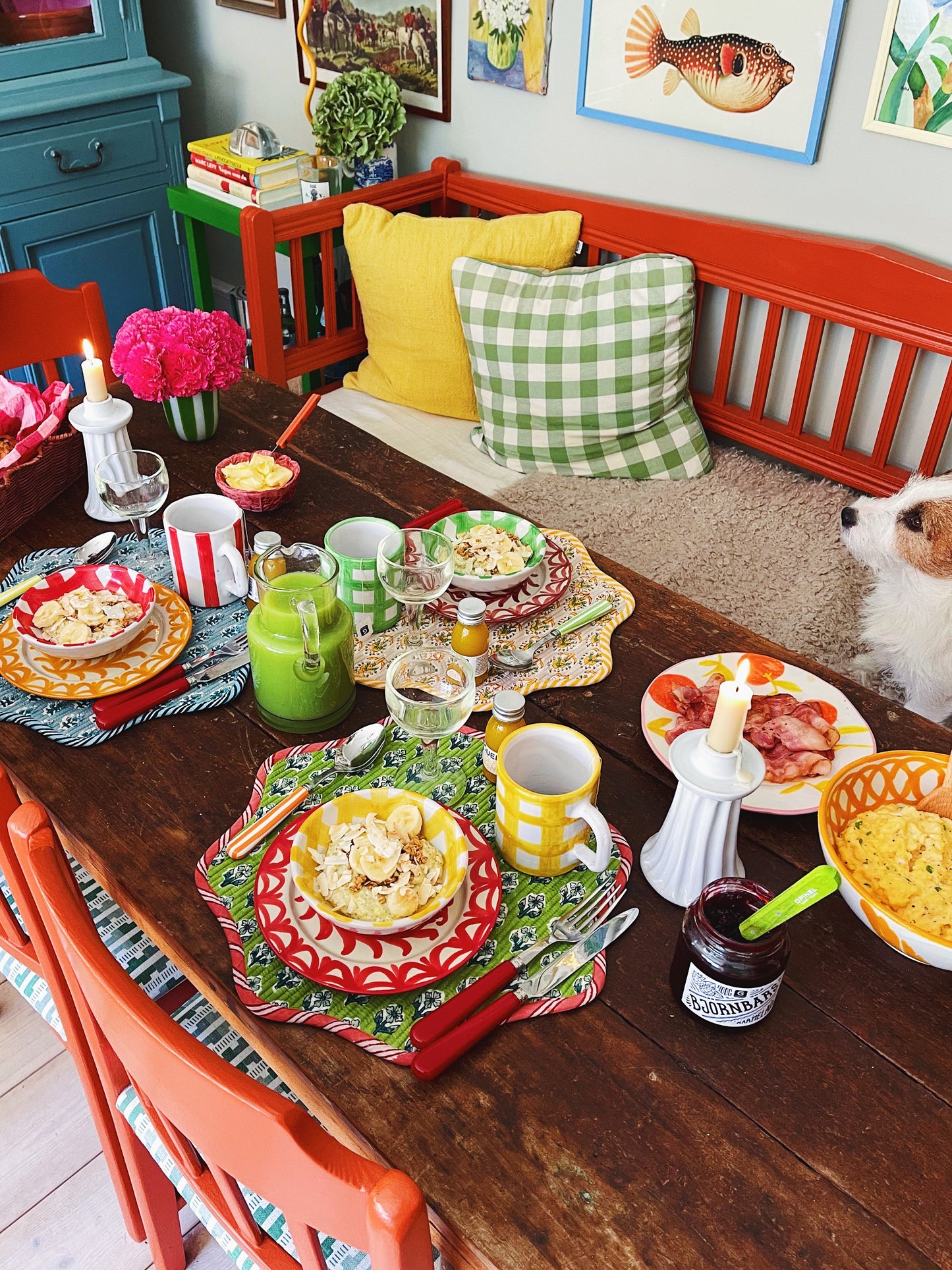 Pomegranate Plate Red 20cm