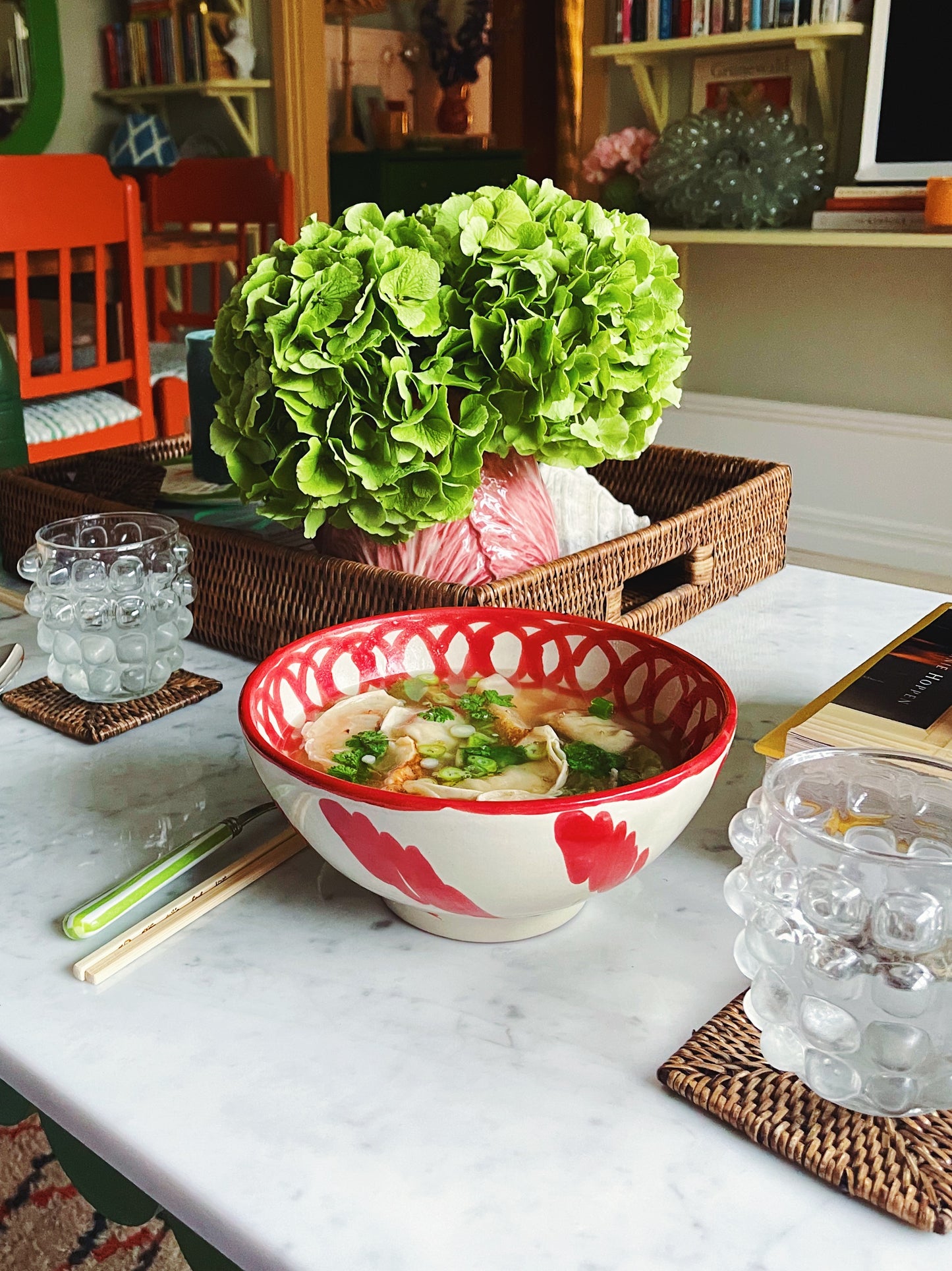 Bientôt Pomegranate Bowl Red 21cm