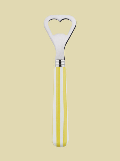 Striped Bottle Opener Yellow 16cm