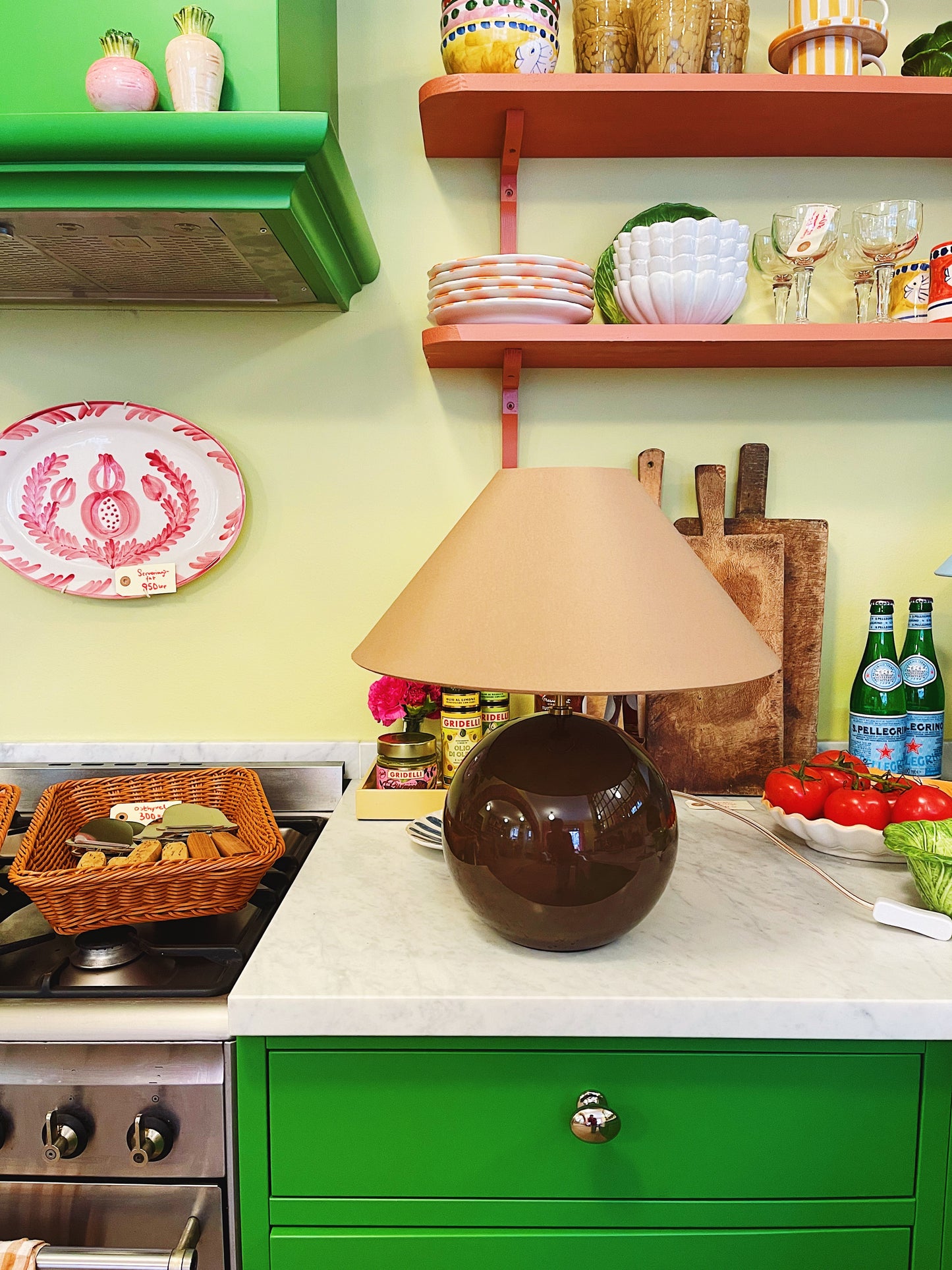 Nuit Table Lamp Brown 35cm