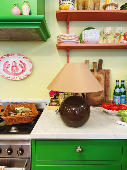 Nuit Table Lamp Brown 35cm