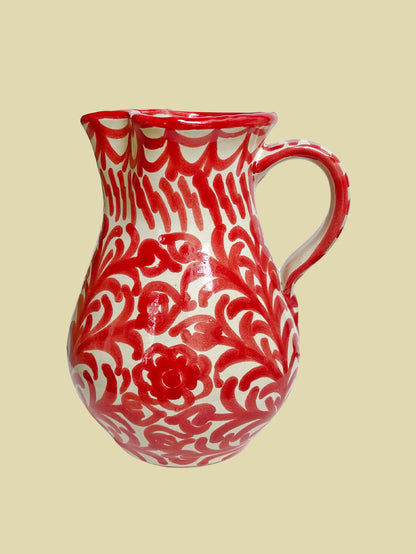 Pomegranate Jug Red 19cm