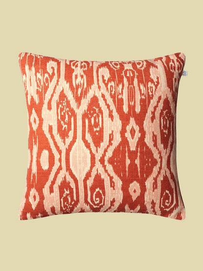 Ikat Cushion Cover Red 50x50cm