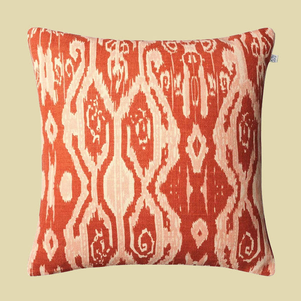 Ikat Cushion Cover Red 50x50cm