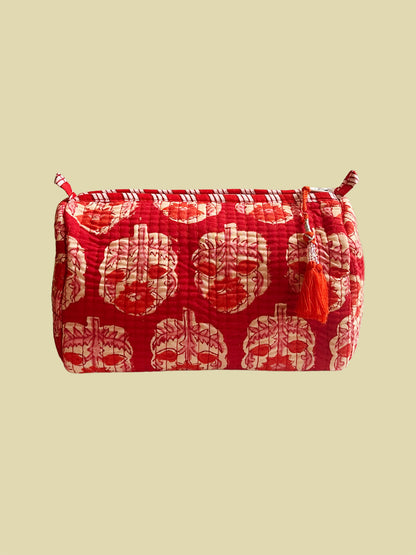 Bientôt Toiletry Bag Red - 3 Sizes