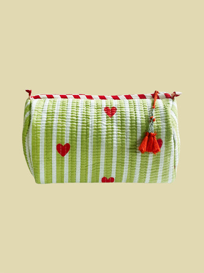 Bientôt Toiletry Bag Green - 3 Sizes