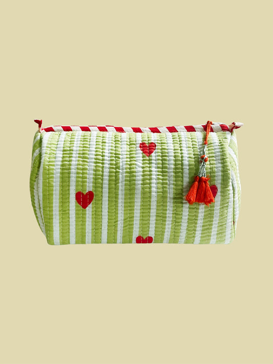 Bientôt Toiletry Bag Green - 3 Sizes