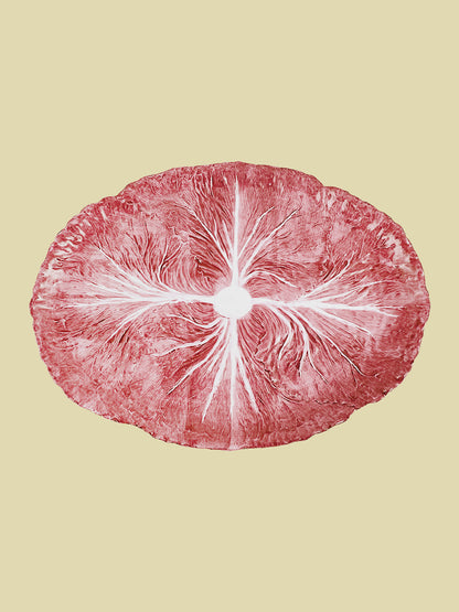 Radicchio Platter Pink 40cm