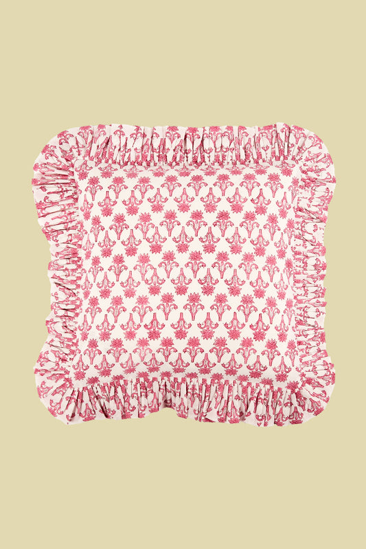 Kuddfodral Rosablommigt 40x40cm (Kommer snart)