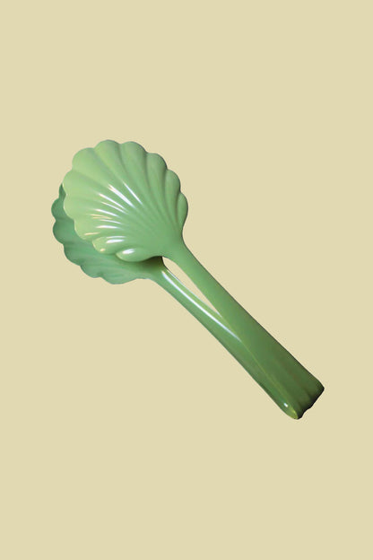 Scallop Salad Tongs Green