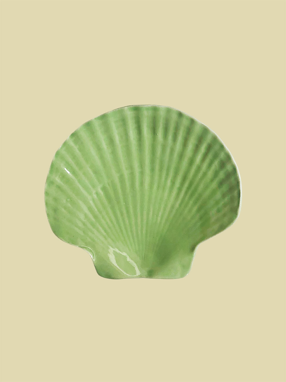Bientôt Ceramic Shell Green 15cm