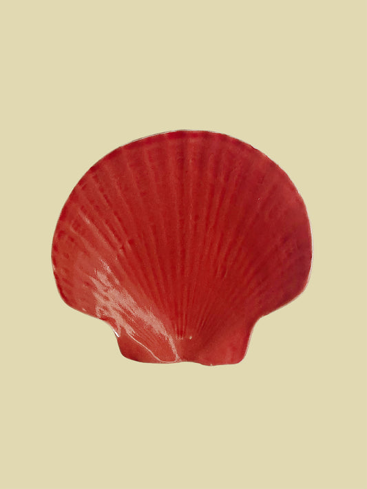 Bientôt Ceramic Shell Red 15cm