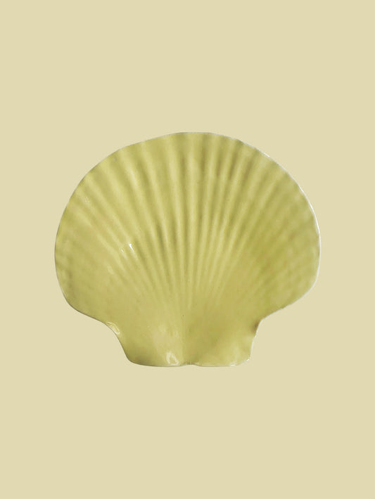 Bientôt Ceramic Shell Yellow 15cm
