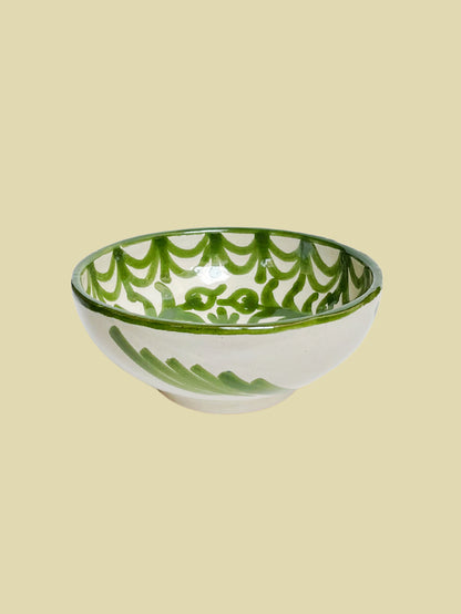Pomegranate Bowl Green 14cm