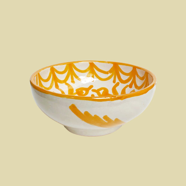 Pomegranate Bowl Yellow 14cm